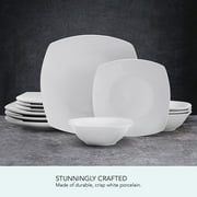 Studio Nova Tara 12 Piece Porcelain Dinnerware Set White