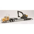 thumbnail image 2 of NewRay Kenworth W900 Lowboy Trailer with Construction Excavator, 1:43 scale, 2 of 2