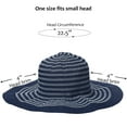 thumbnail image 3 of Women Floppy Sun Beach Hats w/ Wide Brim Straw Edge Summer UV Protection Foldable Gardening Hiking Cap by Solaris, 3 of 6