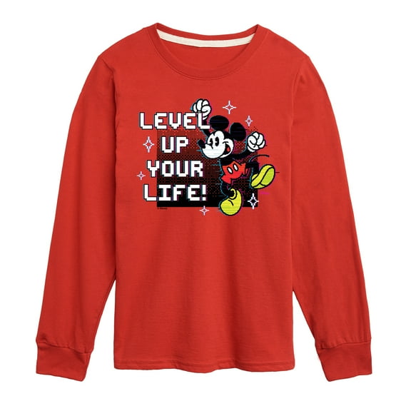 Disney - Level Up Your Life - Toddler & Youth Long Sleeve Graphic T-Shirt