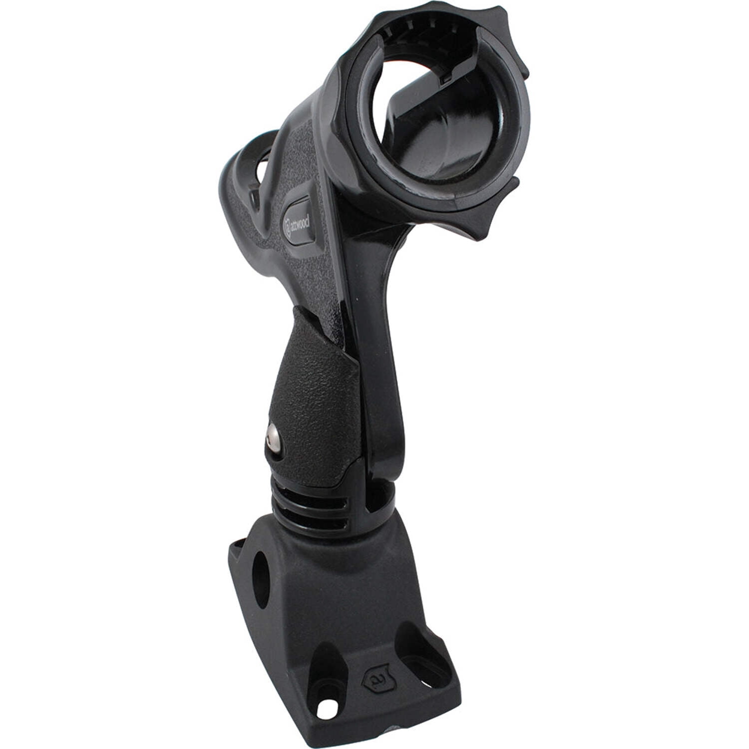 Attwood Pro Series Heavy Duty Rod Holder with Combo Mount, Black
