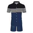 thumbnail image 4 of Vedolay Mens Short Sets Mens Short Sets 2 Piece Outfits Summer Shirt and Shorts Set Beach Tracksuit,Red XXL, 4 of 5