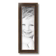 thumbnail image 2 of ArtToFrames 5x16" Gold with Burgundy Panel Picture Frame, Gold Wood Poster Frame, with Regular Glass and Foam Backing 3/16 inch (FBPL-4758), 2 of 7