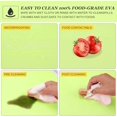 thumbnail image 4 of Refrigerator Liners Shelf Liners Washable Refrigerator Mats Kitchen Silicone Refrigerator Pads Place Mats 5PCS/Set, 4 of 8