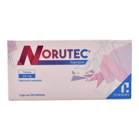 Norutec Ilaprazol 20 mg liberación retardada 28 tabletas