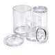 thumbnail image 1 of Set 3 Organizador Acrilico Cotonetes Cosmeticos Pads Transparentes, 1 of 5