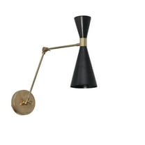 Wall Mid Century Modern Raw Brass Sputnik chandelier light Fixture