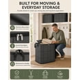 thumbnail image 3 of Djiypn Foldable Storage Bag with Reinforced Handles,Storage Bag | Spacious Moving Storage Bin, Bedding And Sweaters, Large Capacity Fabric Bag For Moving Day And Closet Use, 3 of 8