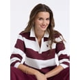 thumbnail image 4 of U.S. Polo Assn. Women's Fleece Rugby Henley Popover, Sizes XS-XL, 4 of 6