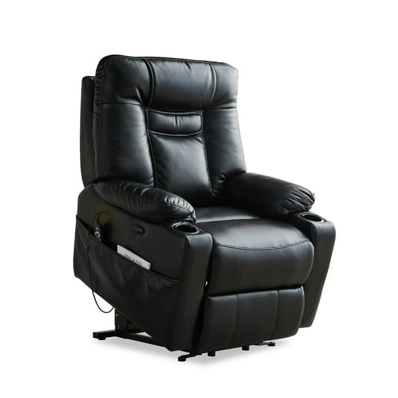 Large size Electric Power Lift Recliner Chair Sofa for Elderly, cozy fabric and overstuffed arm