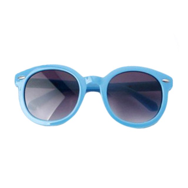 Faithtur Kids Cute Sunglasses, Solid Color / Leopard Eye Protect Funny Sunglasses Photo Party Props