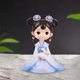 thumbnail image 5 of Muñeca de niña antigua china de estilo nacional, estatua de niña antigua, figurita coleccionable, adornos de decoración de resina para sala de estar, , Azul perfecl muñeca china, 5 of 7