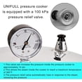thumbnail image 6 of UNIFULL 24 Quart/23 Liter Pressure Cooker,Pressure Canner with Pressure Gauge,Pressure Relief Valve - 14 PSI,and Sealing Ring, 6 of 10