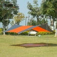 thumbnail image 3 of Soidarity Toldo de soporte para tienda de campaña, carpas de lona plegables multifunción, refugio solar a prueba de lluvia, fácil carpas Verde 3x3Conjunto de cortinas, 3 of 6