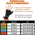 thumbnail image 2 of AMZAM Compression Arthritis Gloves for Unisex, Wrist & Thumb Sleeves, Beige XL, 2 of 6