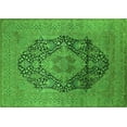 thumbnail image 1 of Ahgly Company Indoor Rectangle Oriental Green Industrial Area Rugs, 4' x 6', 1 of 4