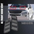 thumbnail image 5 of 2-Pack Front Hood Vent Grille for W166 Air Intake Flow Control, 5 of 5
