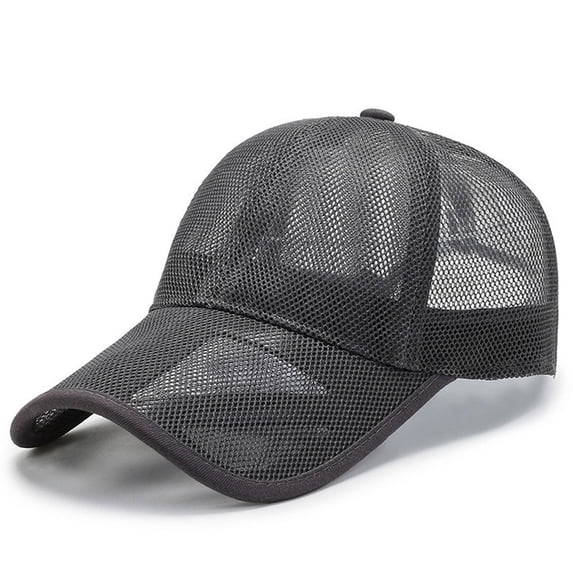 Baseball Cap for Men Breathable Mesh Design with Ventilated Visor Summer Outdoor Sun Protection Hat Lightweight Quick Dry Cap GY2