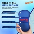 thumbnail image 2 of JJEAN-Bugs N’ All Bug Sponge - Bug and Tar Remover for Car Exterior and Interior - Ultra Soft Mesh Car Wash Sponge for Scratch Free Scrubbing - 8.25 by 4.75 inch, 1 Pack, 2 of 3