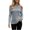 Gray, variant on Ke1Clo Cold Shoulder Tops for Women Long Sleeve Round Neck Slim Fit Casual Sweater Fall Winter Fashion Solid Soft Comfy Pullover Beige L