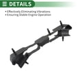thumbnail image 4 of Soporte de Motor Unique Bargains, Soporte de Transmisión, para Jeep Wrangler 3.8L 2007-2011, No.52059945AB, Negro, 4 of 6