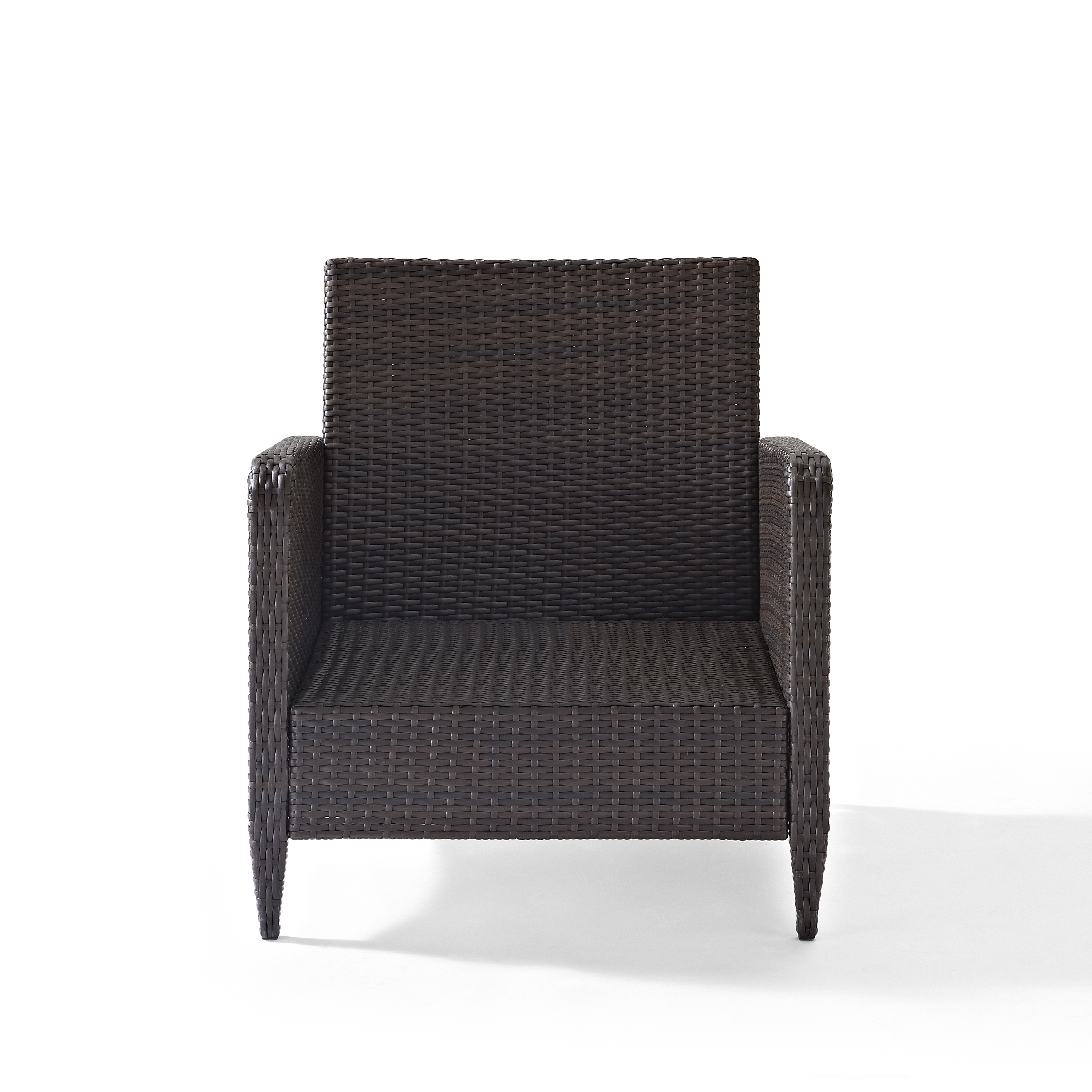 Crosley Kiawah Outdoor Wicker Arm Chair in Sand - image 5 of 6