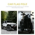 thumbnail image 2 of Stable Car Flag Pole Outdoor Flag Pole Bracket Base Flag Pole Display Holder for Car, 2 of 8