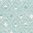 thumbnail image 6 of SAFAVIEH Montauk Katee Geometric Diamonds Area Rug, Aqua/Ivory, 3' x 5', 6 of 6