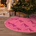 thumbnail image 5 of Sikiie Leopard Print Nativity Christmas Tree Skirt, Jesus Christian Winter Holiday Tree Mat Decoration(30-48IN)36", 5 of 6