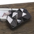 thumbnail image 2 of Bolso de mano para mujer de estilo coreano, caja de hierro con diamantes, bolso de comida, bolso de cadena irregular, bolso de comida de metal, 2 of 6
