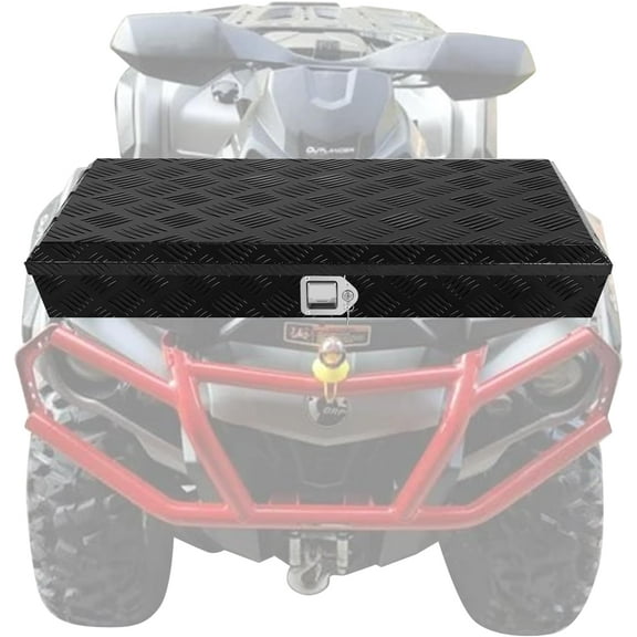 Costway ATV UTV Steel Cargo Hunting Rear Drop Basket Rack: Durable ...