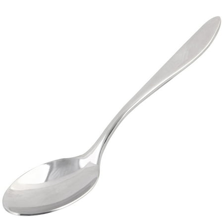 - Home Party Stainless Steel Porridge Rice Soup Serving Spoon Scoop Silver Tone