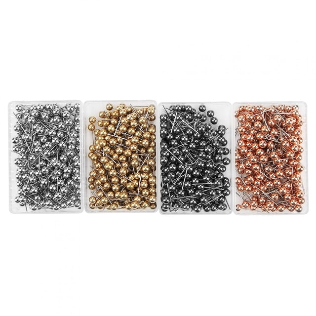 Head Pin, Sewing Pin, Multi Color Head Pins , Pearl 800pcs For Paper Home Office For Garment ANGGREK Pearl Head Pin