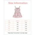 thumbnail image 2 of 6Y Little Girls Dress 7 Years Little Girls Sleeveless Dress Little Girl Suspender Summer Floral Dress, 2 of 6
