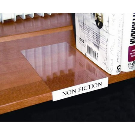 Magnetic Shelf Label Holders - Moveable Shelf Label Holder, Clear, 10/Pk, Lot of 1
