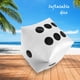 thumbnail image 2 of Globo inflable de 35cm, dados, cubo inflable, dados grandes, juguete, suministros para actividades de fiesta JShteea El nuevo, 2 of 6