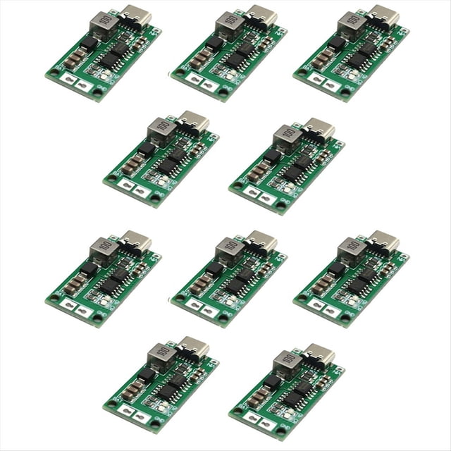 Minicargador de Batería USB Tipo C de 8,4 V, 12,6 V y 16,8 V para Módulo de Carga Elevadora de Batería LiPo/Li-Ion 3S de 4 A.