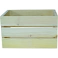thumbnail image 3 of Poole & Sons Wooden Storage Crate with Hand Holes, 14 x 10 x 9 Inside Dimensions, 3 of 6