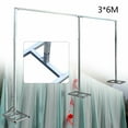 thumbnail image 6 of Wedding Party Backdrop Stand Pipe Kit Background Support System Curtain Frame, 6 of 11