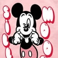 thumbnail image 3 of Disney - Mickey & Friends - Silly Mood - Mickey Sticking His Tongue Out - Toddler And Youth Girls Raglan Graphic T-Shirt, 3 of 4