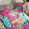 thumbnail image 3 of Throw Blanket for JoJo Siwa Bed Couch Soft Warm Flannel Blanket for Kids Girls Boys Gifts Home Decor 40x50 Inch, 3 of 7