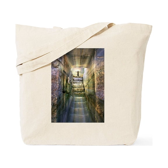 CafePress - Easter Jesus Resurrection Empty Tomb Tote Bag - Unisex Canvas Tote Bag, Beige, 1-Piece