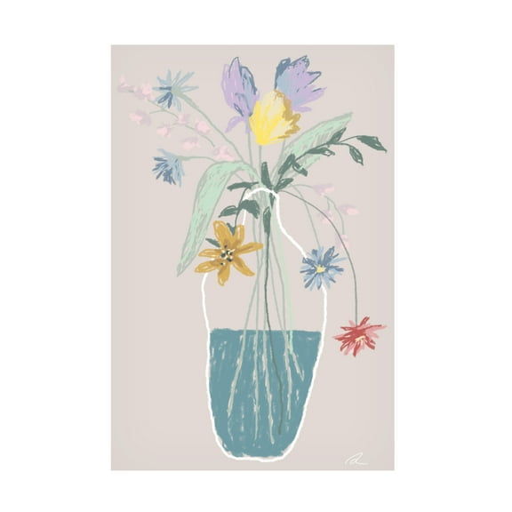 Trademark Fine Art Pictufy Studio Flower Bouquet Canvas Wall Art