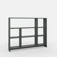 thumbnail image 7 of Ada Home Decor Lavina 3 Tier Open Shelf Cube Modern Bookcase, Anthracite, 7 of 7