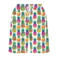 thumbnail image 4 of Dovford Swimming Shorts for Men Swimsuit Board Shorts Pineapple Print with Pockets Regular Fit Pull-on Drawstring Nylon Board Shorts, 4 of 5
