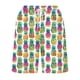 thumbnail image 4 of Puntoco Pantalones Cortos Para Hombre Con Bolsillo Con Cordón Y Estampado, Color Naranja Xxl, 4 of 5