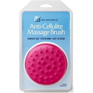 M3 Naturals Silicone Body Massager Brush, Pink