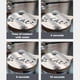 thumbnail image 4 of Juego de 6 posavasos, protectores de escritorio, para colocar tazas y tazas, con portavasos, posavasos redondos de piedra cerámica, con base de corcho., 4 of 5