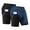Black+Blue, variant on REDESS Men's  Shorts with compression liner Athletic Running  Workout Gym Activewear Basketball  Shorts for Men,Black,2 Pcs