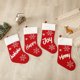 thumbnail image 3 of Paquete de 4 calcetines de Navidad decorativos personalizados copo de nieve bendiciones monograma kit de calcetín para árbol de Navidad chimenea decoración colgante fiesta decoraciones regalos para n JAMW Sencillez, 3 of 5